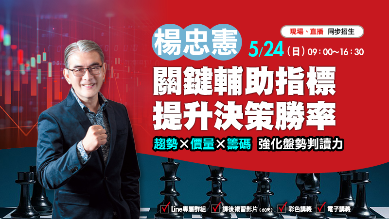 5/24楊忠憲 關鍵輔助指標 提升決策勝率